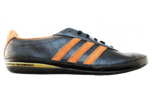 Кроссовки Adidas Originals Porsche Design S3 черно-оранжевые